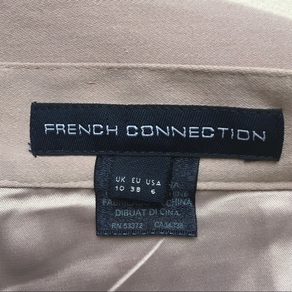 French Connection Taupe Miniskirt Size US 6 - Picture 3 of 9